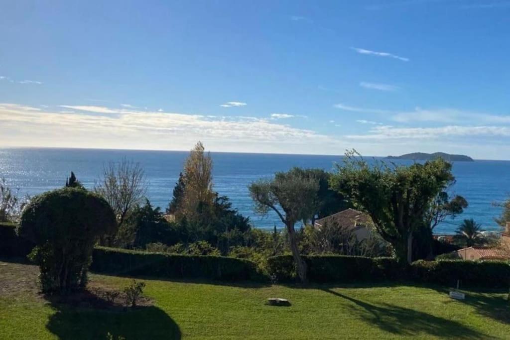 Studio Vue Mer Terrasse La Ciotat Bagian luar foto