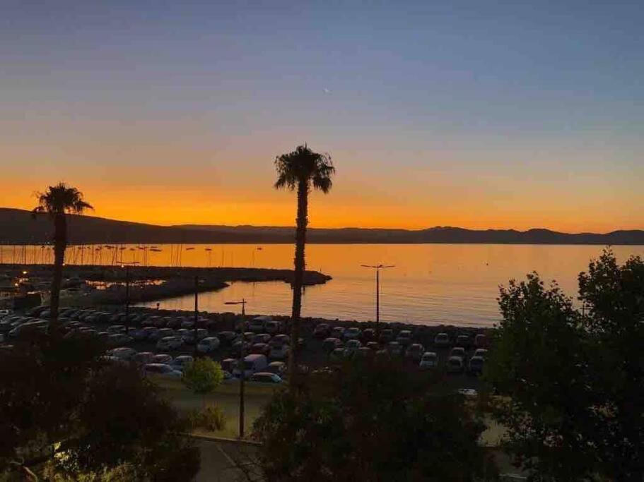 Studio Vue Mer Terrasse La Ciotat Bagian luar foto