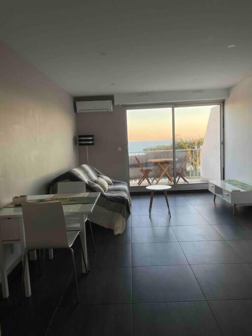 Studio Vue Mer Terrasse La Ciotat Bagian luar foto