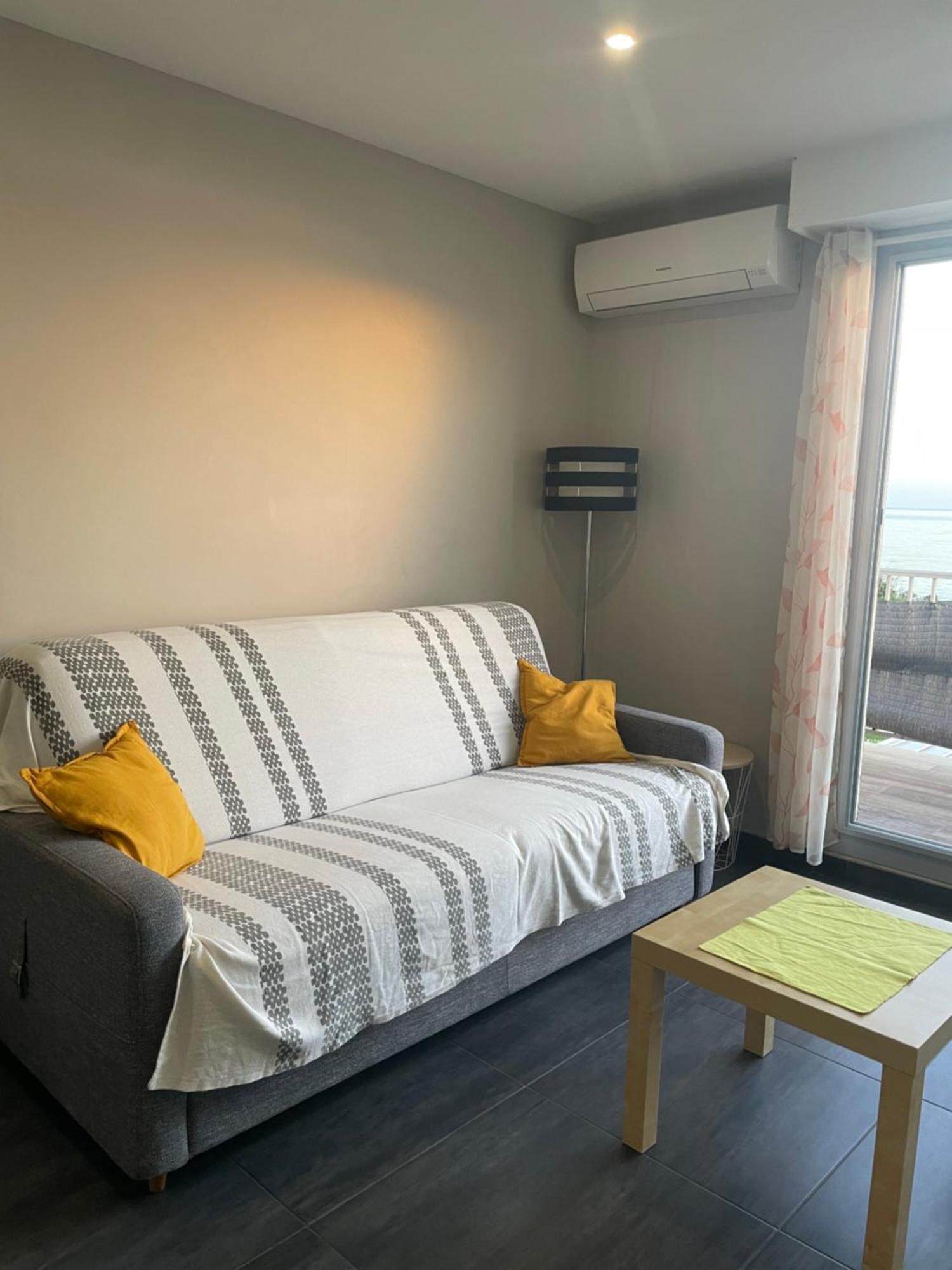 Studio Vue Mer Terrasse La Ciotat Bagian luar foto